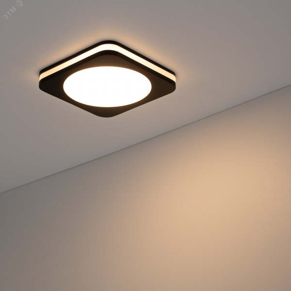 Панель светодиодная LTD-96x96SOL-BK-10W Day White IP44 пластик 3 года