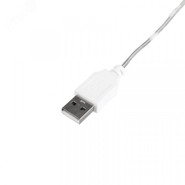 Гирлянда Роса 5 м, 50 LED, USB, теплое белое свечение