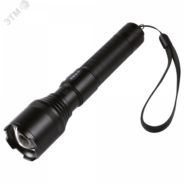 Фонарь светодиодный ручной с функцией ZOOM ФАZA AccuF1-L15WZ-bk черный
