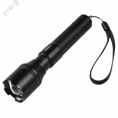 Фонарь светодиодный ручной с функцией ZOOM ФАZA AccuF1-L15WZ-bk черный