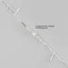 Гирлянда светодиодная Нить 10 м 100 LED белый, прозрачный ПВХ, IP65, эффект мерцания, 24 В, соединяется нужен трансформатор