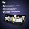 Люстра потолочная светодиодная, FALENA, 3 режима, 220x200x225мм, 30Вт, 2700K/4200K/6400K, 6м, черный