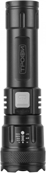 Фонарь светодиодный Трофи UA-103 аккумуляторный 7 Вт оптический Zoom 3 режима powerbank
