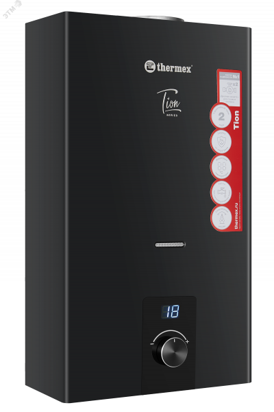 Водонагреватель газовый проточный T 20 D (Black)