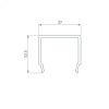 Панель Sens SMART-P45-RGBW White 230V, 4 зоны, 2.4G ARL, IP20 пластик, 5 лет