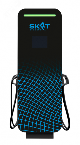 Зарядная станция SKAT ELECTRO ULTRA 90 кВт, СCS2+ GBT+GBT, кабель 5 метров