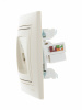 MIRA Розетка компьютерная RJ45x2 бежевая