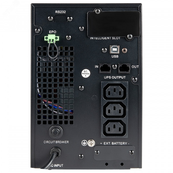 Источник бесперебойного питания SMARTWATT UPS MASTER IEC 1kVA, онлайн, мощность 1000/900 ВА/Вт, напольный, LCD дисплей, IEC13 - 6 шт., встроенные АКБ