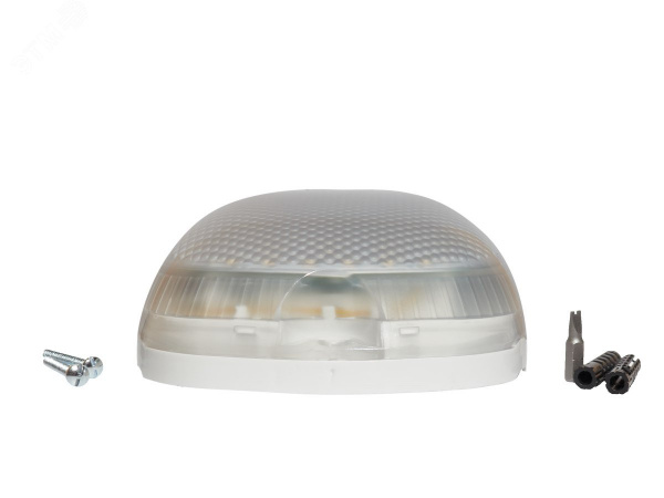 Светильник светодиодный ЖКХ аварийный             75-009-IP30-SENSOR-EM 9Вт 900 лм с                оптико-акустическим датчиком 3 режима работы и БАПна 3 часа Актей семейство  Хронос