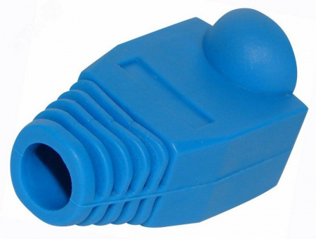Колпачок изолирующий для разъемов RJ-45. синий,