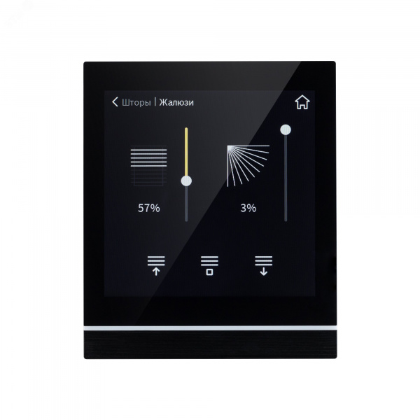 Панель управления сенсорная с дисплеем INTELLIGENT KNX-113-40-MULTI-V4-IN 20-30V IARL, IP20 пластик, 2 года