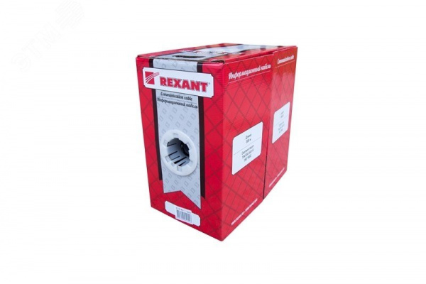 Витая пара F/UTP 4PR 24AWG CAT5e PE OUT черный 305 м