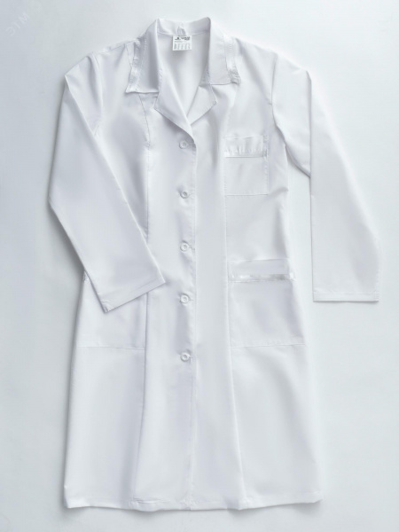 Халат женский Стандарт (тк.ТиСи), белый,64-66,170-176
