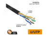 Витая пара U/UTP 4PR 24AWG CAT5e PE OUT черный 305м