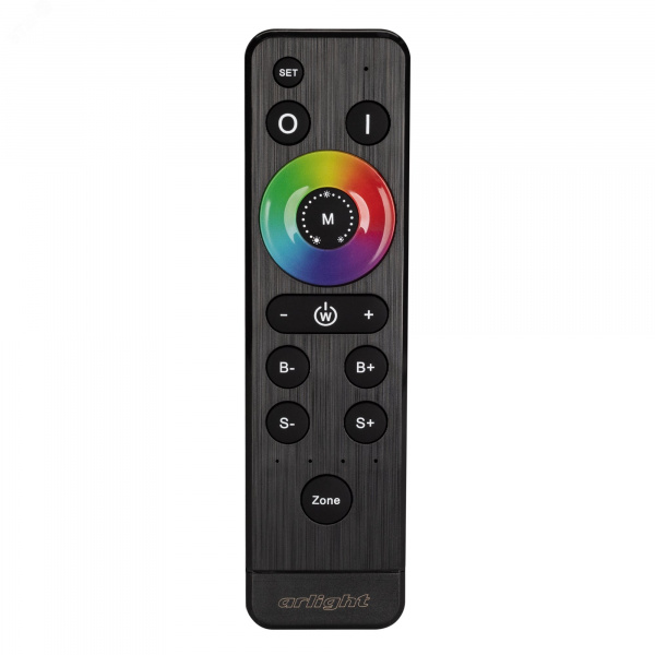 Пульт ARL-1022-SIRIUS-RGBW Black 4 зоны, 2.4G ARL, IP20 пластик, 3 года