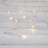 Гирлянда светодиодная Жемчужинки 1,5 м, 10 LED, прозрачный ПВХ, свечение теплый белый, 2 х АА батарейки не в комплекте