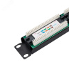Патч-панель 19 1U 24 порта RJ-45 категория 5e UTP черная