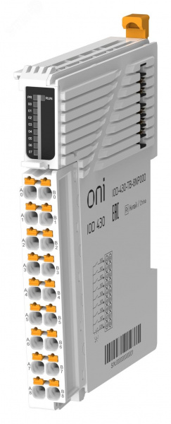 IOD 430 Модуль дискретного ввода 8 сигналов NPN/PNP ONI