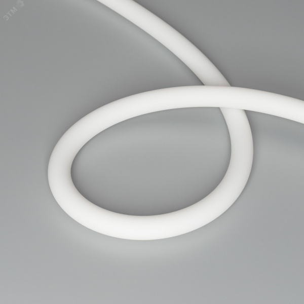 Лента герметичная MOONLIGHT-TOP-A336-D18mm 24V Day4000 360deg 14.4 W/m, IP65, 2835, 5m, wire x1, вывод прямой, 3 года