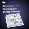 Люстра потолочная светодиодная диммируемая, SERENITA с ДУ, 3 режима, 650х320х85мм, 84 Вт, 2700+6400К/4200К/6400+2700К, 26м, белый/хром