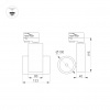 Роторная панель DALI-233-1G-MIX-IN BUS, DT8, Backlight ARL