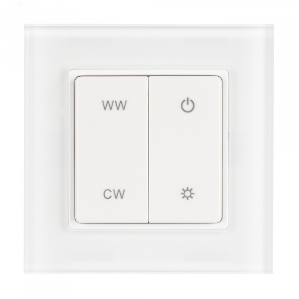 Панель SMART-P49-MIX-G-SUF 3V, 1 зона, Knob, 2.4G ARL, пластик