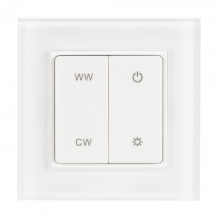 Панель SMART-P49-MIX-G-SUF 3V, 1 зона, Knob, 2.4G ARL, пластик