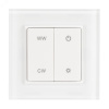 Панель SMART-P49-MIX-G-SUF 3V, 1 зона, Knob, 2.4G ARL, пластик
