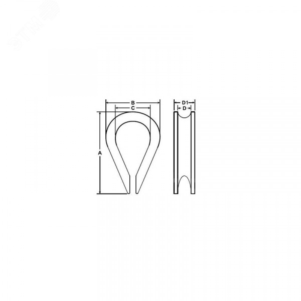 Коуш DIN 6899  d 8