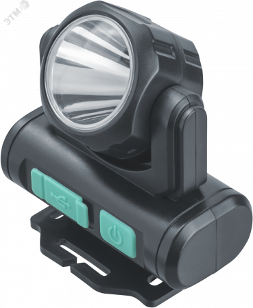 Фонарь светодиодный NPT-H38-ACCU 1COB, 3.2Вт + 1 LED, 3Вт налобный аккумуляторный