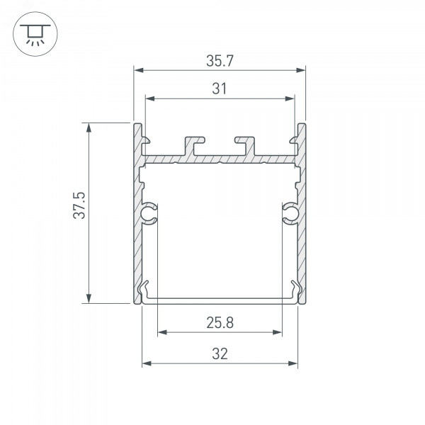 Конвертер SMART-C2-PUSH-IN 3V, 2.4G ARL, IP20 пластик, 5 лет