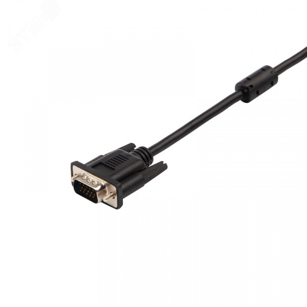 Шнур VGA - VGA с ферритами, 3м., черный