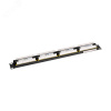 Патч-панель 19дюймов PRO 1U 24 порта UTP RJ-45 CAT 6