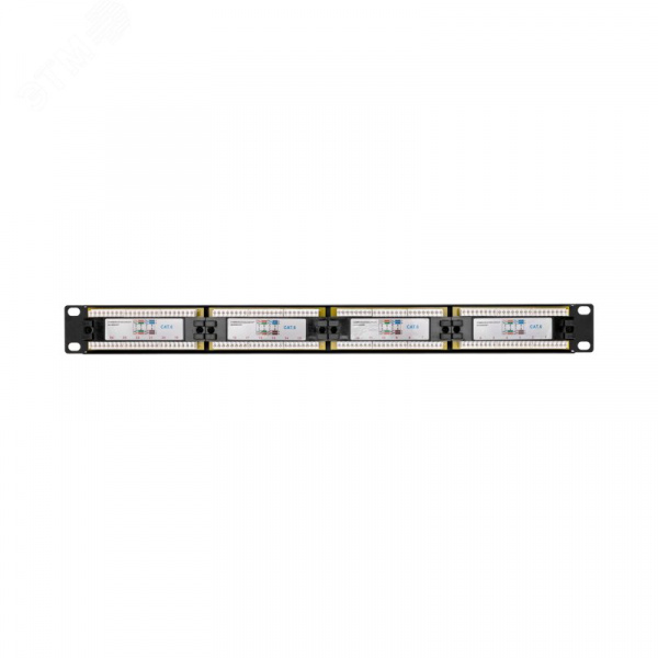 Патч-панель 19дюймов PRO 1U 24 порта UTP RJ-45 CAT 6
