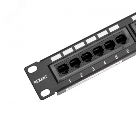 Патч-панель 19дюймов PRO 1U 24 порта UTP RJ-45 CAT 6