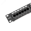 Патч-панель 19дюймов PRO 1U 24 порта UTP RJ-45 CAT 6