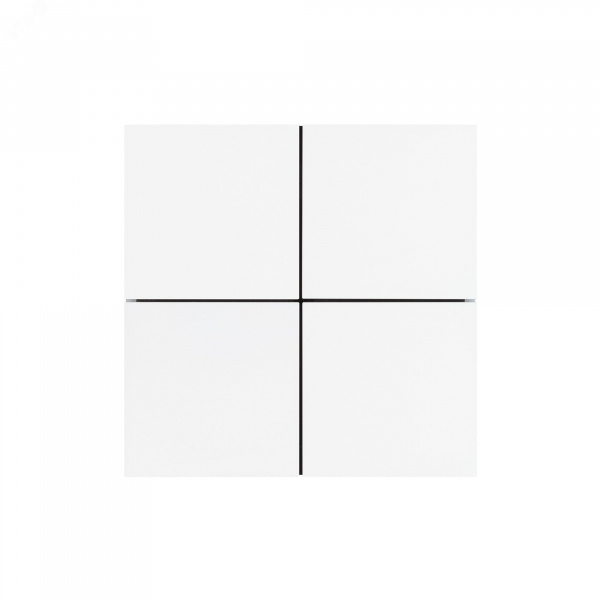 Панель кнопочная KNX-304-23-IN White BUS, Frameless IARL, IP20 металл, 2 года