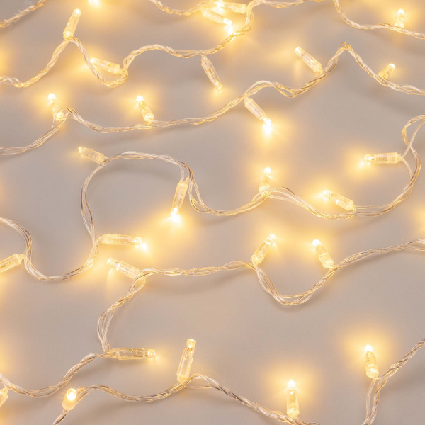 Гирлянда светодиодная декоративная ARD-STRING-CLASSIC-10000-CLEAR-100LED-FLASH Warm/Warm 230V, 7W ARDCL, IP65