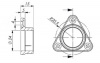 Светильник KT-WATER-R59-15W RGBW (SL, 40 deg, 12V) (IP68 Металл, 3 года)