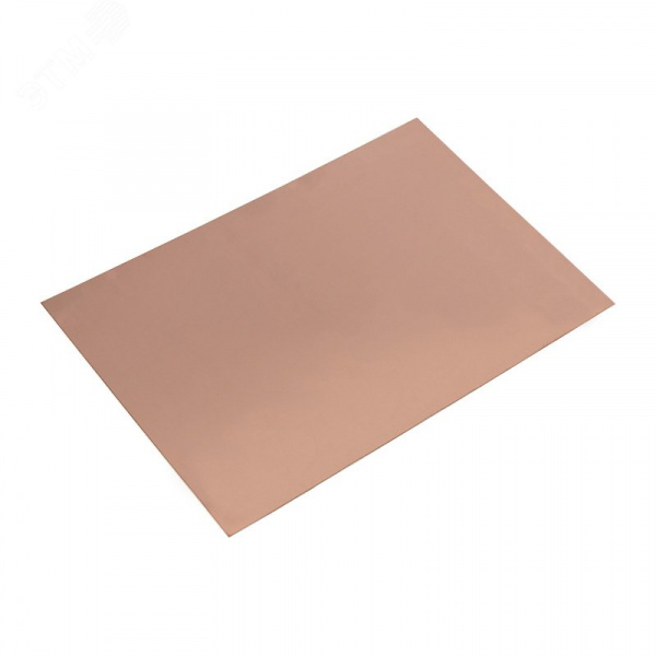 Стеклотекстолит 1-сторонний 200x300x1.5 мм 35 00 (35 мкм), REXANT