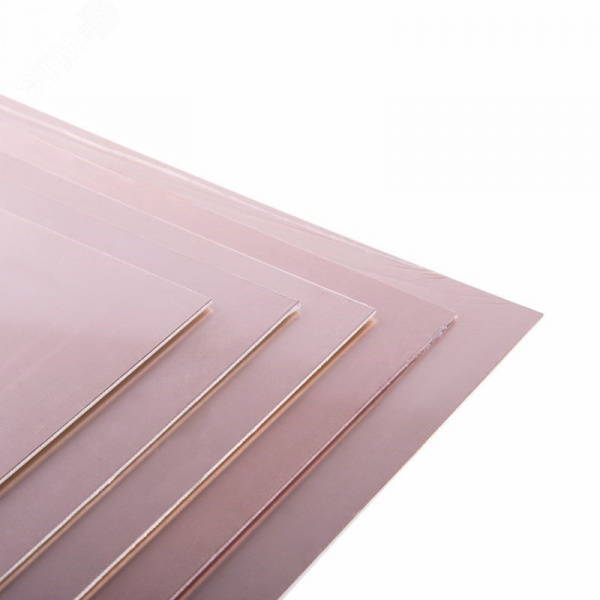 Стеклотекстолит 1-сторонний 200x300x1.5 мм 35 00 (35 мкм), REXANT