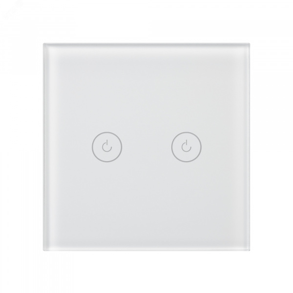 Выключатель сенсорный SWT-OMALI-S02-ZB-WH 250V, 10A, Zigbee Стекло