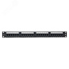 Патч-панель TERACOM 19'' Cat.5E 1U неэкранированная UTP 24 порта RJ-45 110 IDC