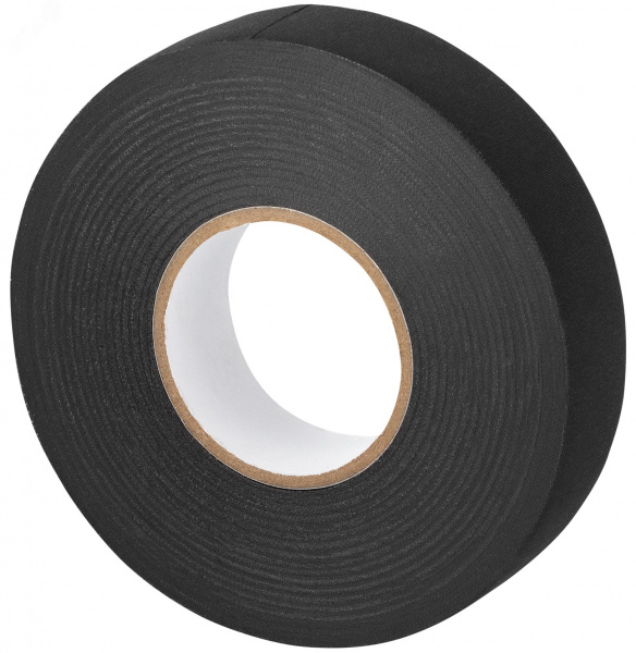Изолента PRO PROPET19 тканевая полиэстер 19 мм х 25 м, 200 мкм черная