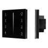 Панель SMART-P34-DIM-IN Black 230V, 0-10V, Sens, 2.4G ARL, IP20 пластик, 5 лет