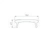 Панель SMART-P34-DIM-IN Black 230V, 0-10V, Sens, 2.4G ARL, IP20 пластик, 5 лет
