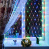 Гирлянда Сеть 1,5х1,5 м, прозрачный ПВХ, 96 LED мультиколор