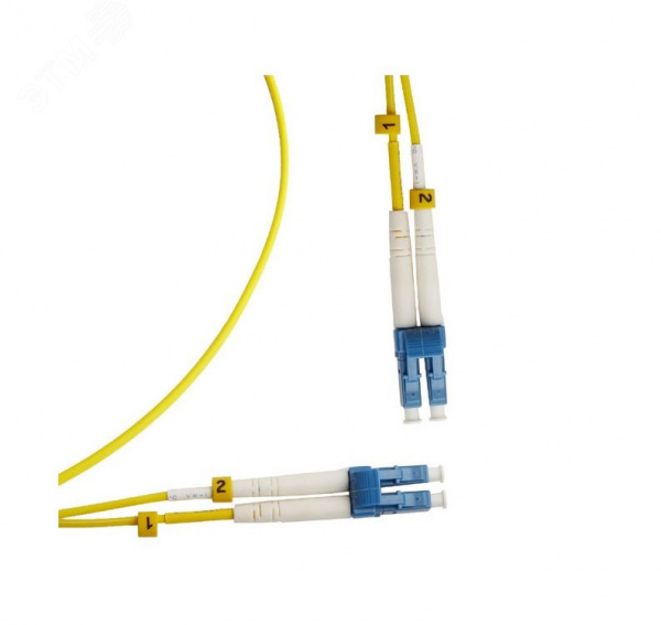 Патч-корд оптический duplex LC-LC 9/125 sm 0.5м LSZH