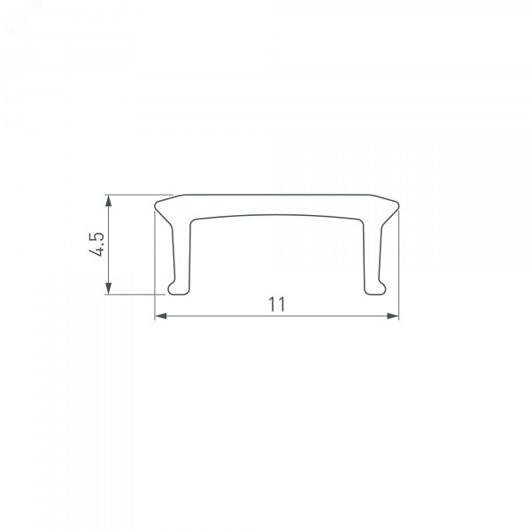 Светильник MAG-VIBE-FLAT-L485-24W Day4000-MIX (BK, 100 deg, 48V, TUYA Zigbee) (IP20 Металл, 5 лет)