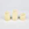 Фигура светодиодная ''Свеча'' на батарейках CR2032 (в/к) ULD-F060 WARM WHITE CANDLE SET3 в составе набора из 3 штук 1 светодиод Теплый белый свет